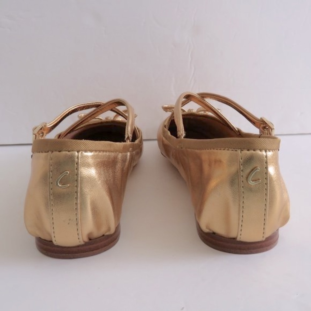 Circus Ny by Sam Edelman Zuri Satin Cross-Strap Ballet Flats 8M - Picture 5 of 16